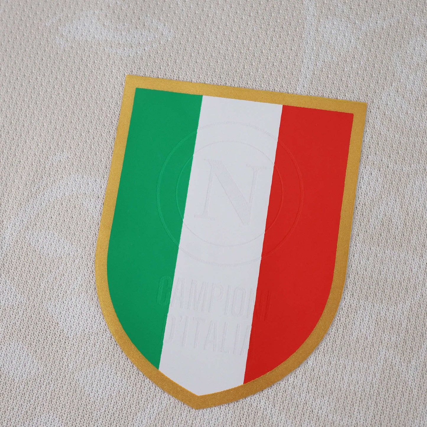 Napoli Away Shirt 25/26 - Men's White Gold Fan Shirt
