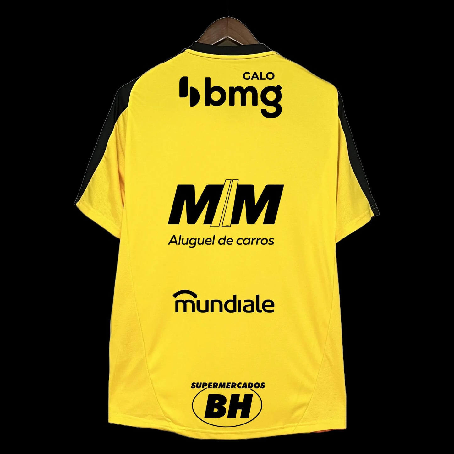 Atlético Mineiro Training Shirt 25/26 - Men's Supporter Yellow + Sponsorships