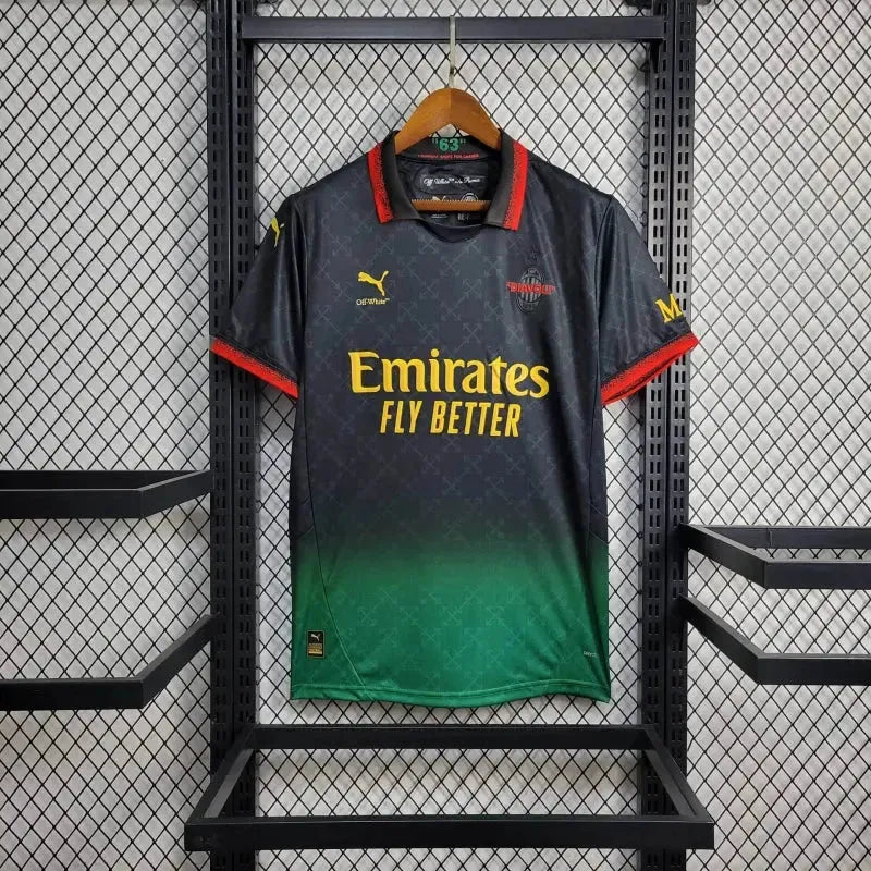 AC Milan x Off-White™ Fourth 25/26 Men's Fan Shirt - Black