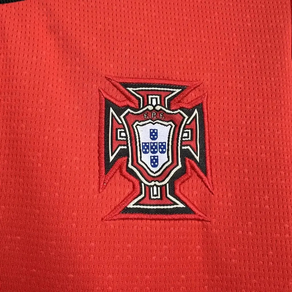 Portugal Home Shirt 25/26 - Red Kids Fan Shirt