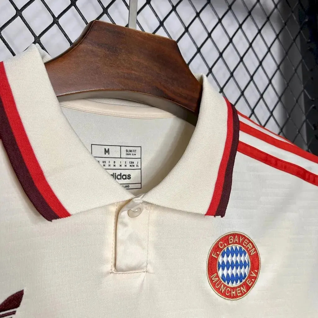 Bayern Munich Third Away Shirt 24/25 - Men's White Fan Shirt