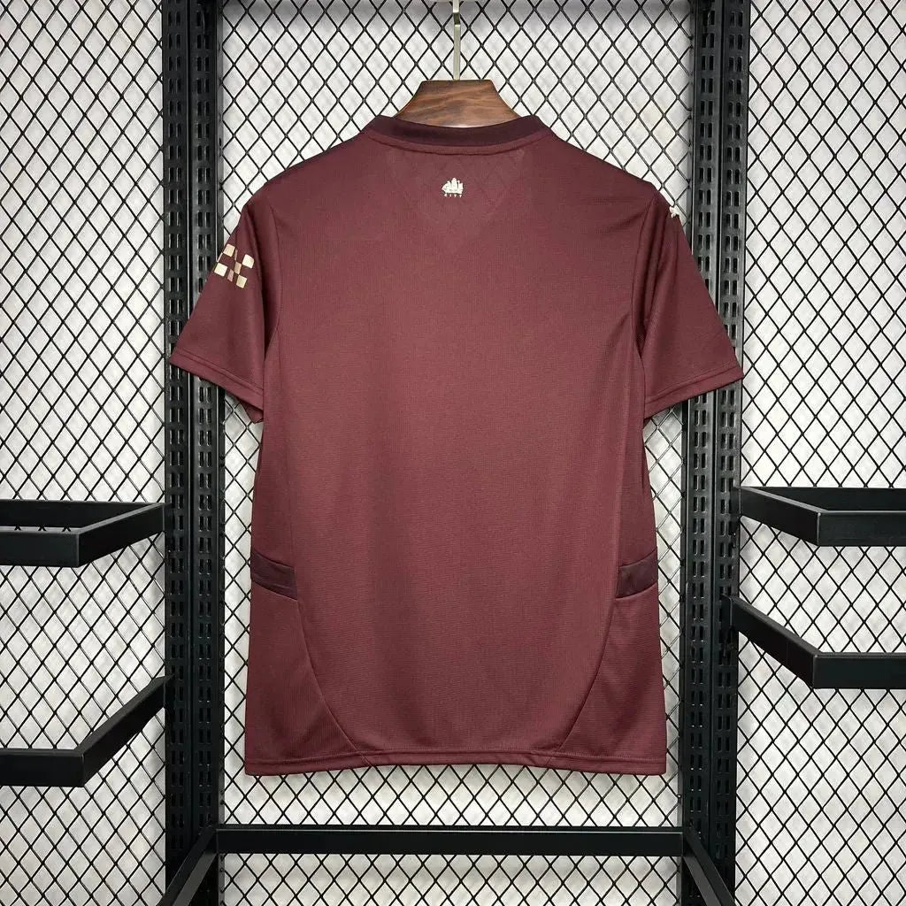 Manchester City Third Away Shirt 24/25 - Men's Fan Shirt Wine/Red
