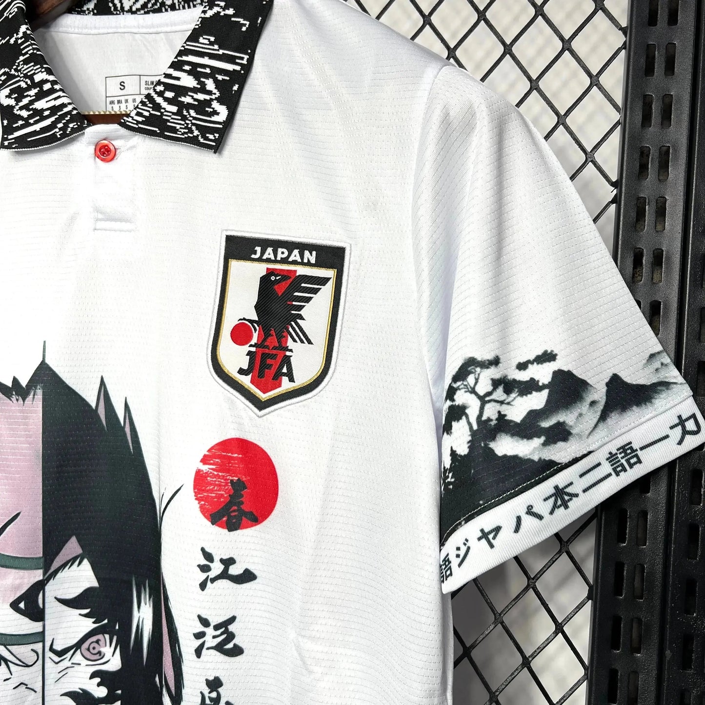 Japan Edition Uzumaki Naruto & Uchiha Sasuke 24/25 Shirt - White Men's Fan Shirt