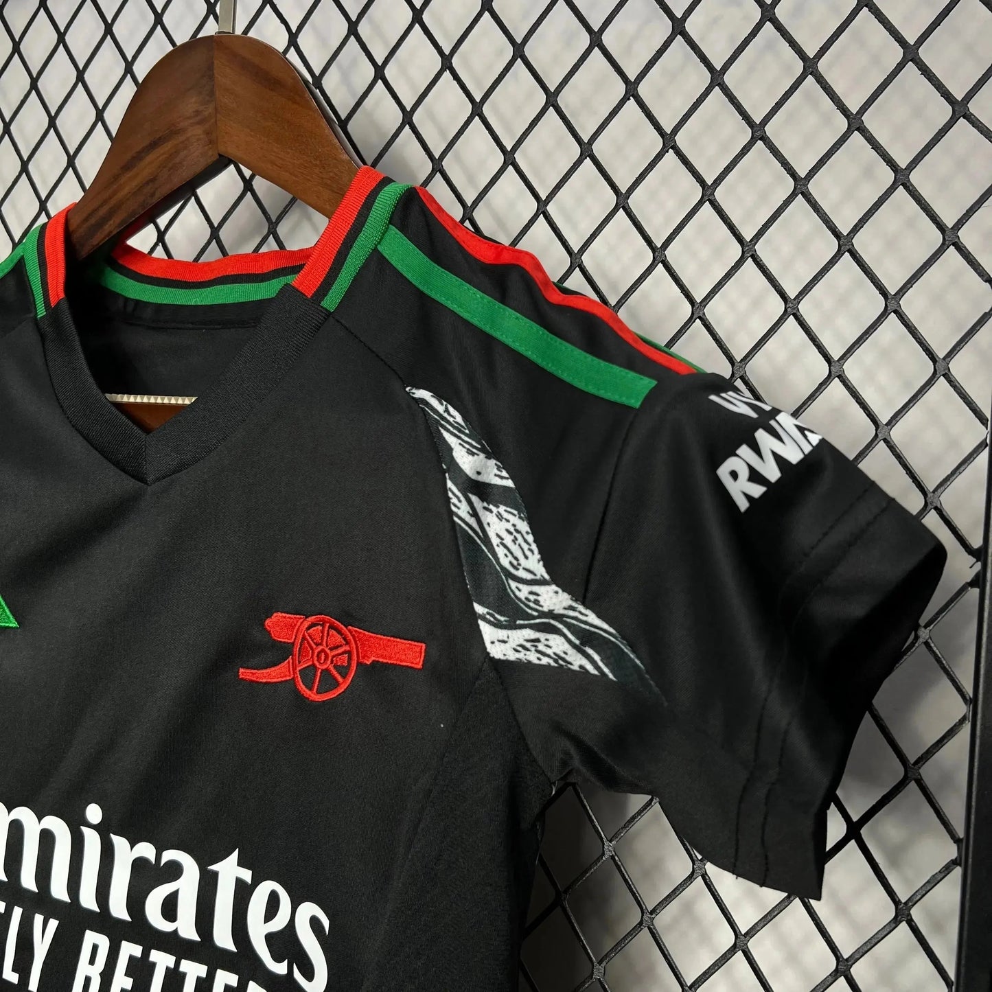 Arsenal Away Shirt 24/25 - Kids Fan Shirt Black