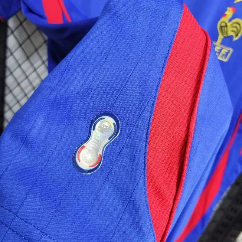 France Retro Home Shirt 2006 - Men's Fan Shirt Blue