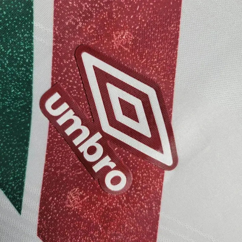 Fluminense Away 24/25 Shirt - Men's White Fan Shirt + Libertadores Patches + Sponsorships