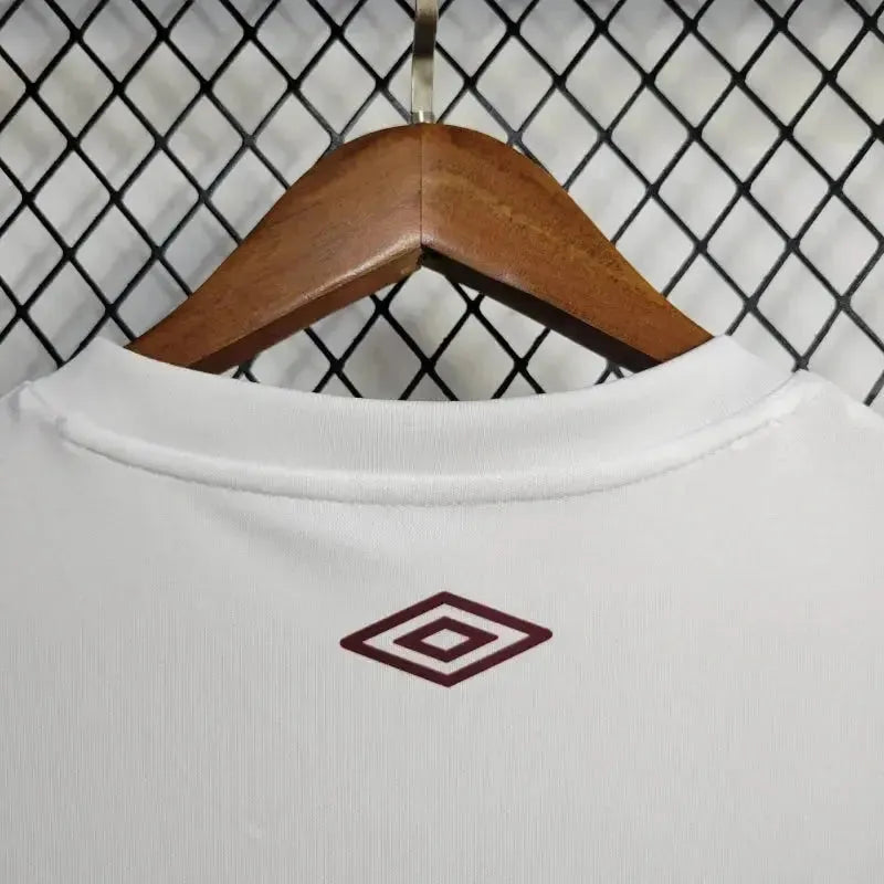 Fluminense Away 24/25 Shirt - Men's White Fan Shirt + Libertadores Patches + Sponsorships