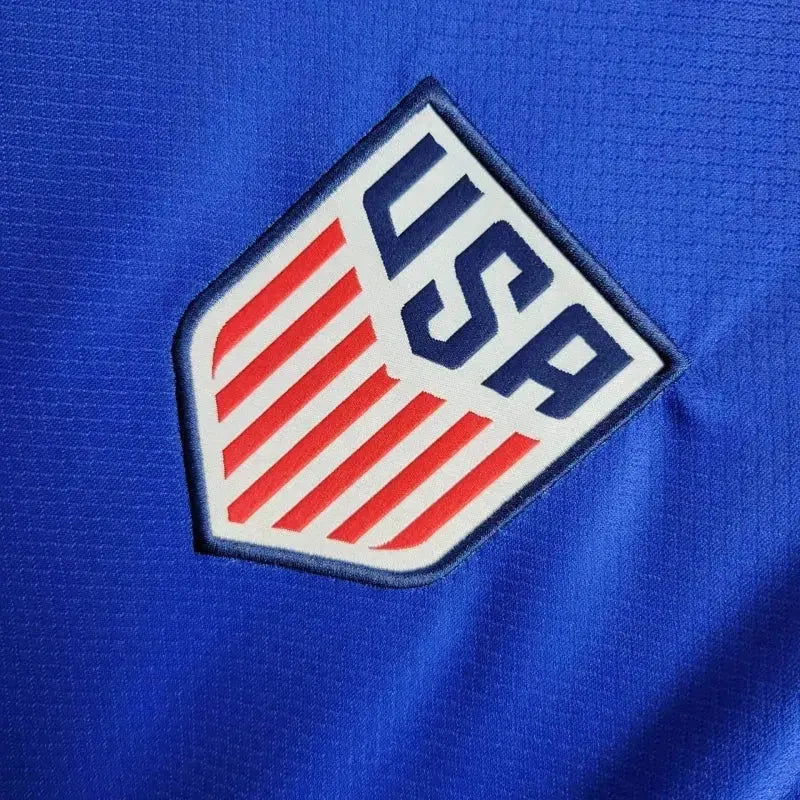 USA Away 24/25 Shirt - Men's Fan Blue & Red