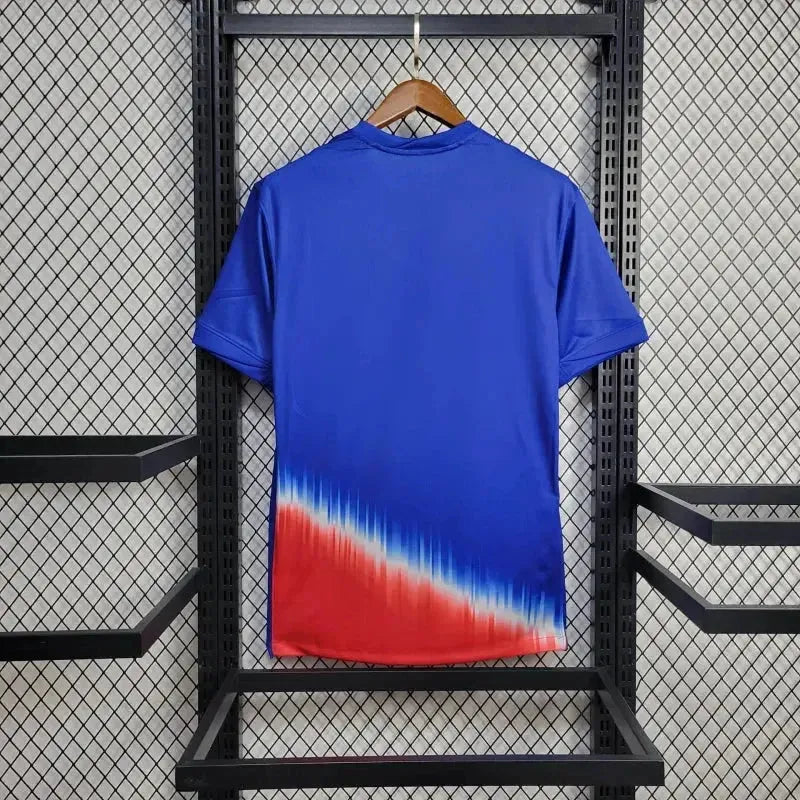 USA Away 24/25 Shirt - Men's Fan Blue & Red