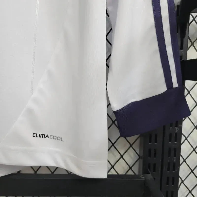 Real Madrid Home Retro Shirt 2012/13 - Men's White Long Sleeve Fan Shirt