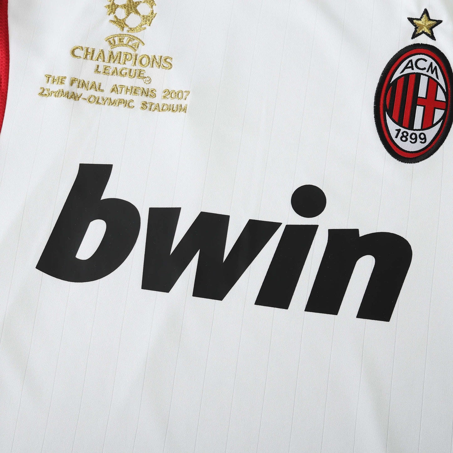 AC Milan Away Retro Shirt 2006/07 - Men's White Fan Long Sleeve