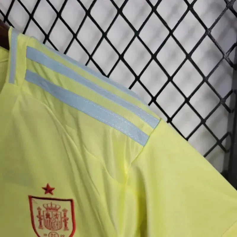 Spain Away Shirt 24/25 - Kids Fan Yellow