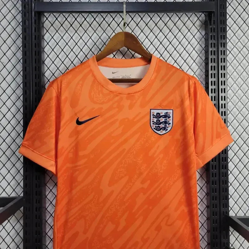 England Goalkeeper Shirt 24/25 - Men's Fan Orange