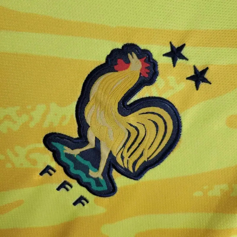 France Goalkeeper Shirt 24/25 - Men's Fan Yellow