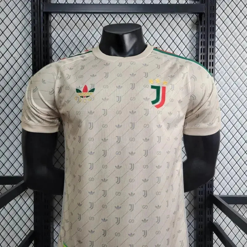 Juventus Special Edition Gucci 24/25 Shirt - Mens Player Beige