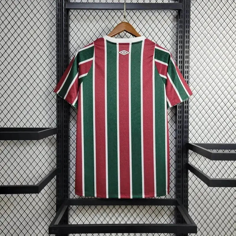 Fluminense Home Shirt 24/25 - Men's Fan Shirt + Libertadores Patches + Sponsorship