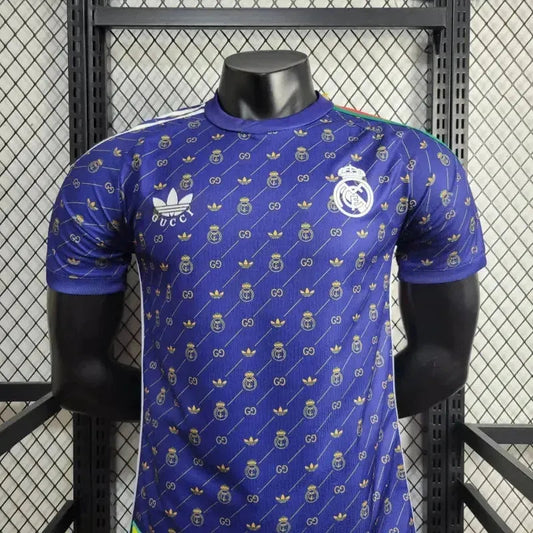 Real Madrid Special Edition Gucci 24/25 Player Shirt - Mens Purple