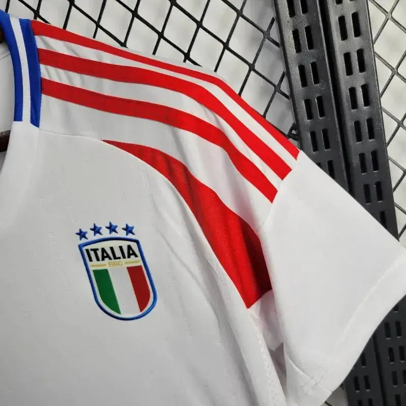 Italy Away Shirt 24/25 - Men's White Fan Shirt