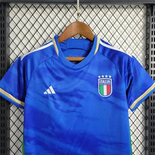 Italy Home Shirt 24/25 - Kids Fan Shirt Blue