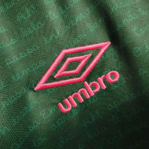 Fluminense Away II Shirt 23/24 - Men's Green and Pink Fan Shirt + Libertadores Patches