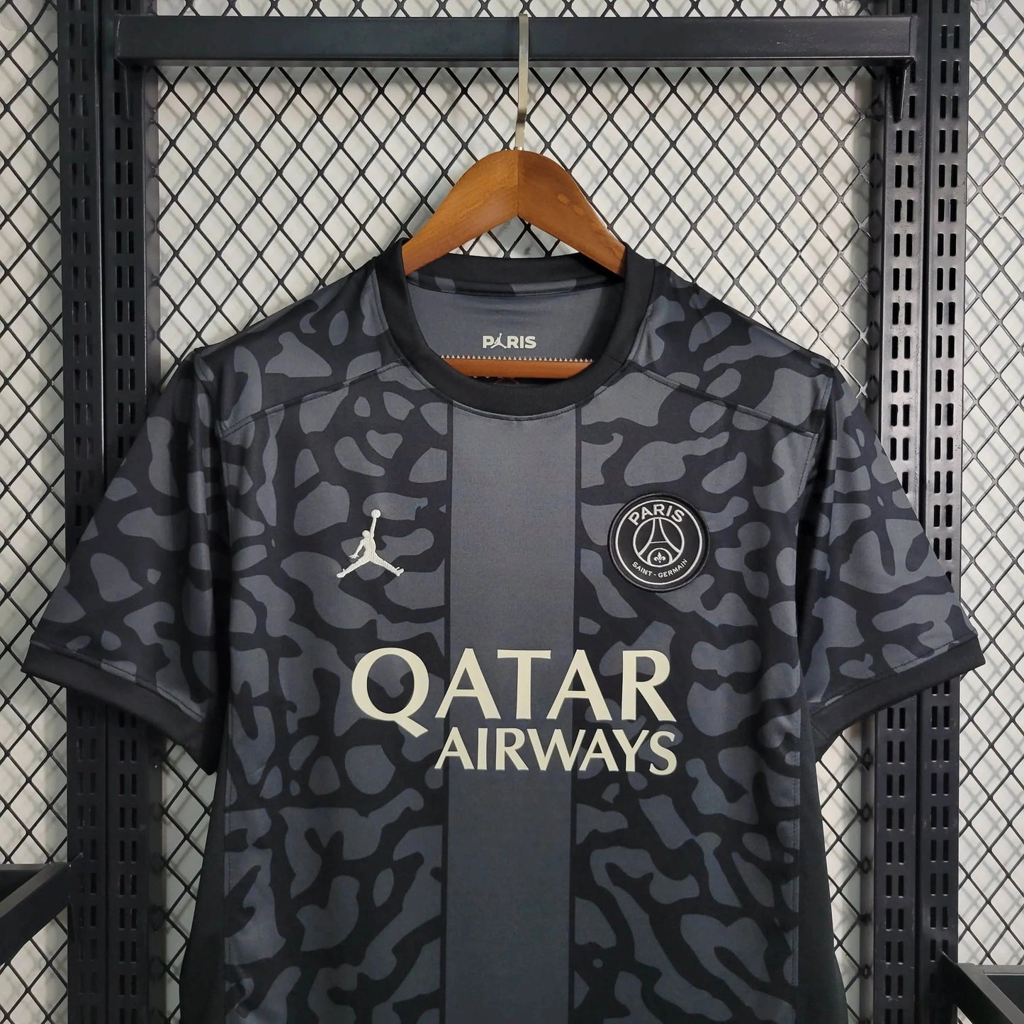 PSG Away Shirt 23/24 - Men's Fan Black