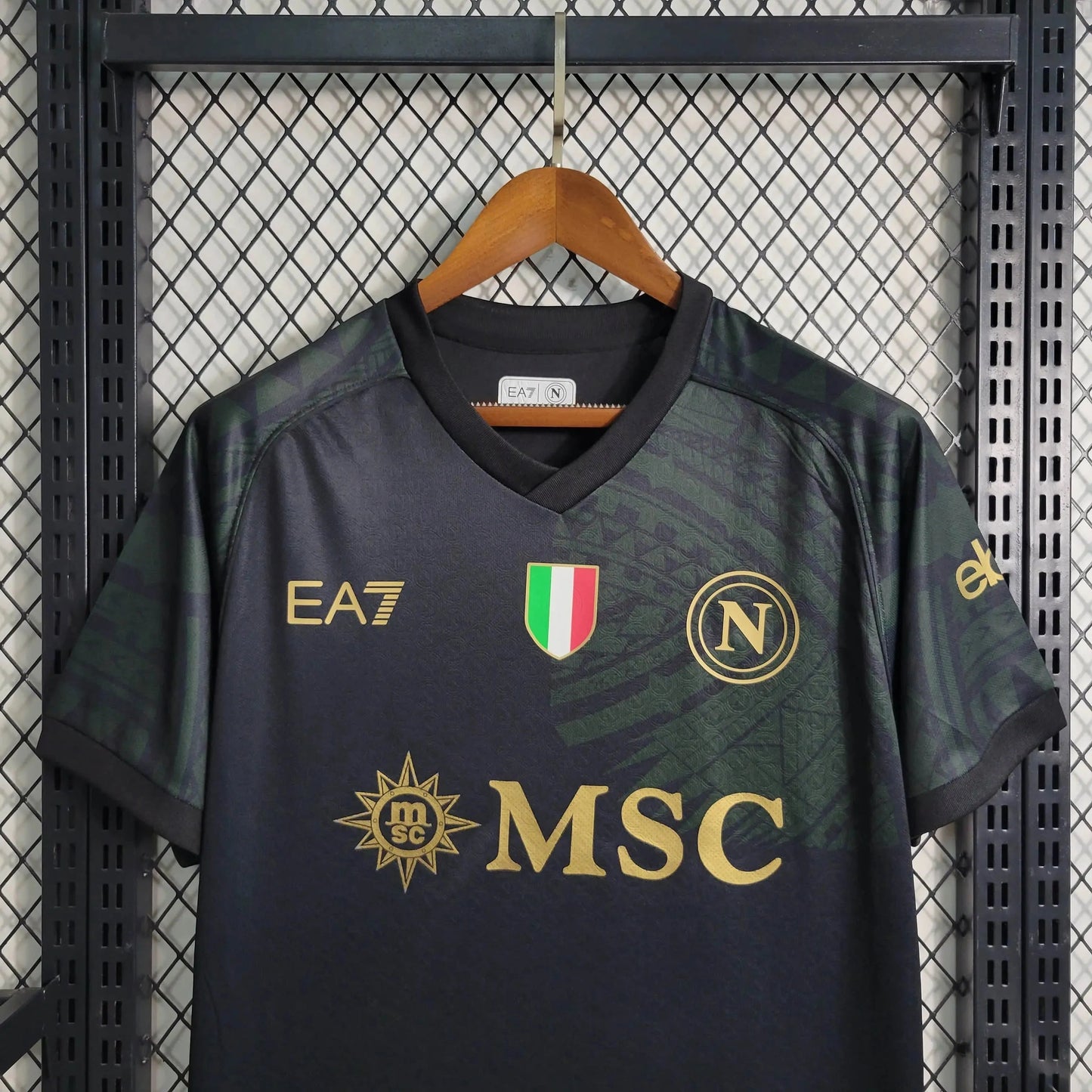 Napoli Away II Shirt 23/24 - Men's Fan Black