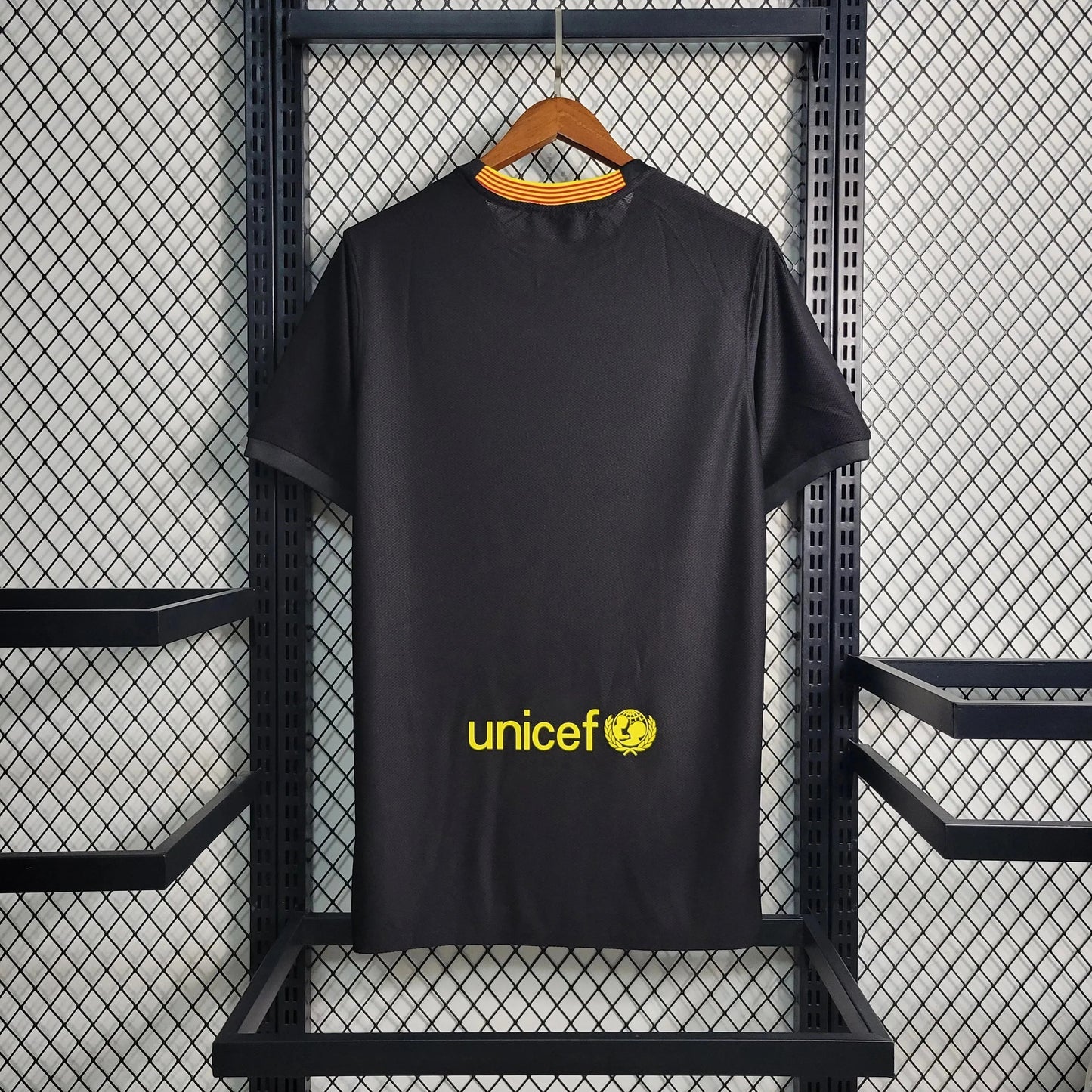 Barcelona Retro Away Shirt 13/14 - Men's Fan Black