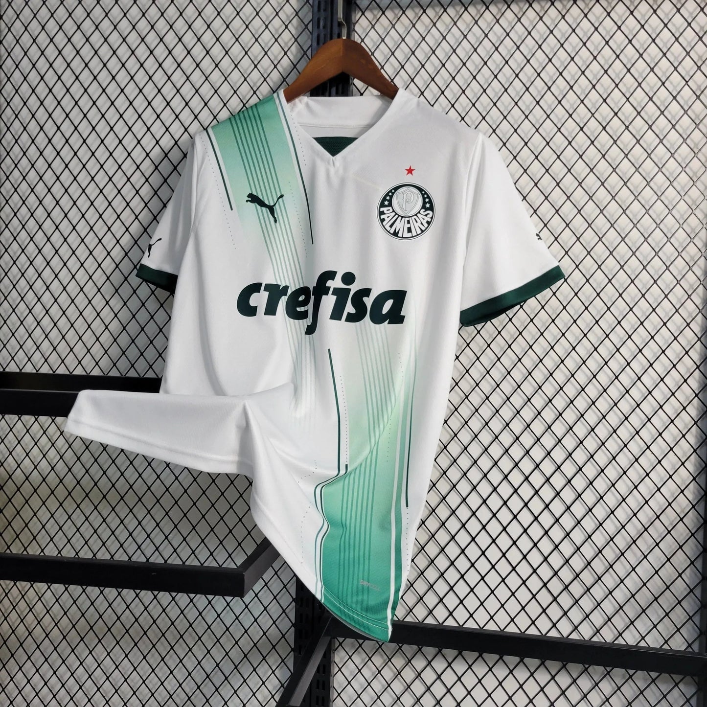 Palmeiras Away Shirt 23/24 - Men's White Fan Shirt