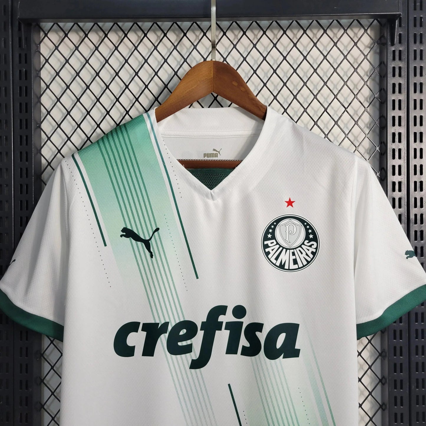 Palmeiras Away Shirt 23/24 - Men's White Fan Shirt