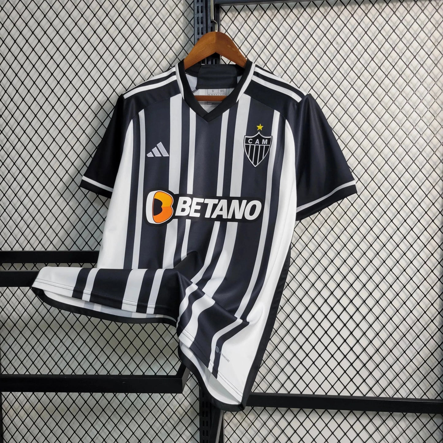 Atlético Mineiro Home Shirt 23/24 - Men's Fan Shirt Black and White