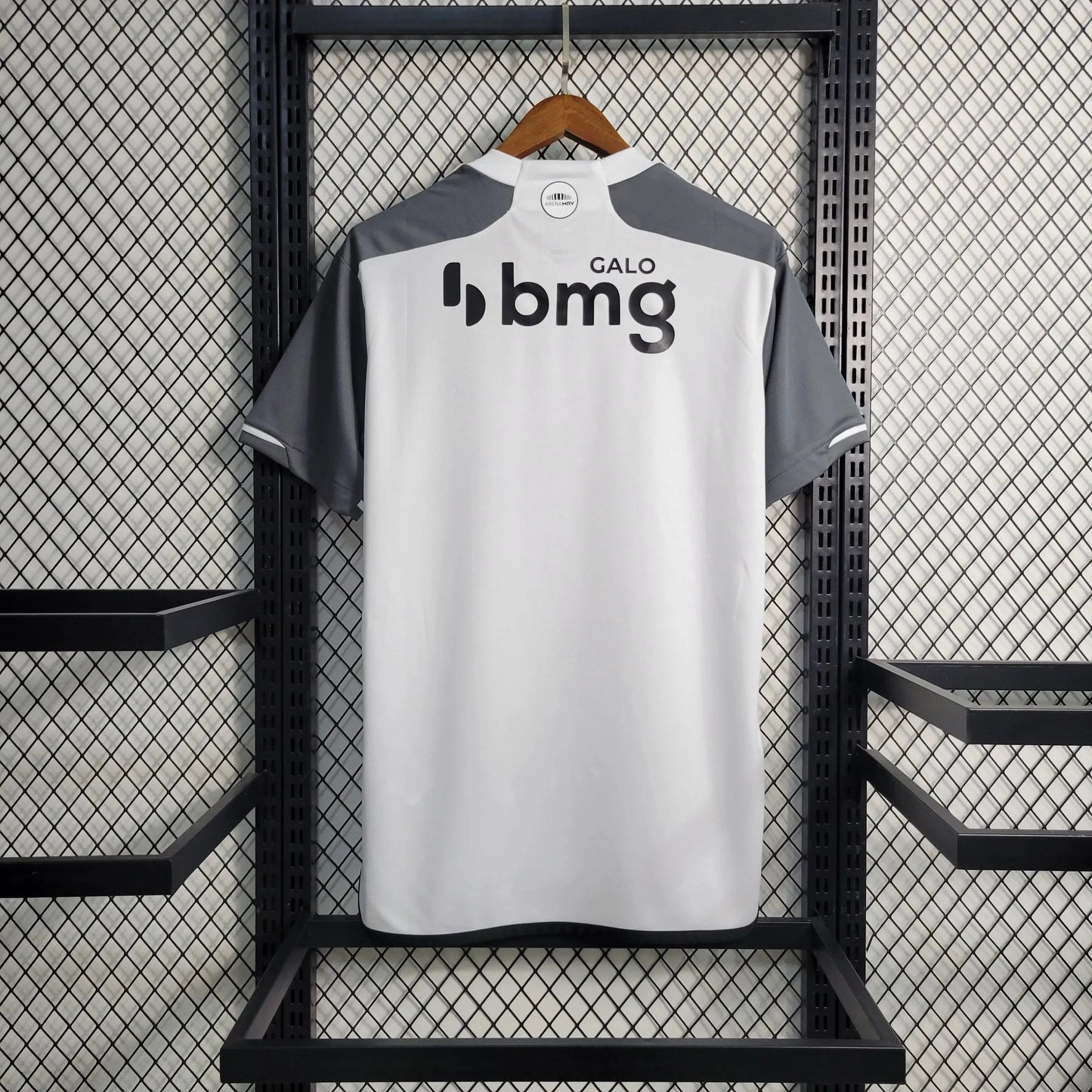 Atlético Mineiro Away Shirt 23/24 - Men's Fan White and Gray