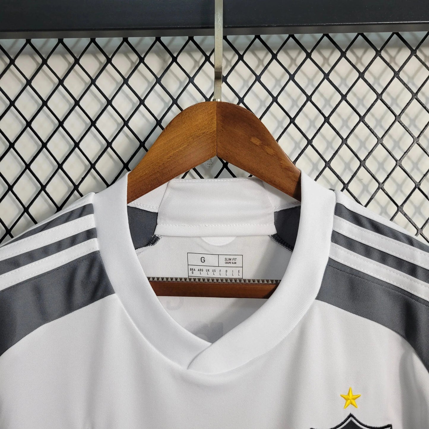 Atlético Mineiro Away Shirt 23/24 - Men's Fan White and Gray