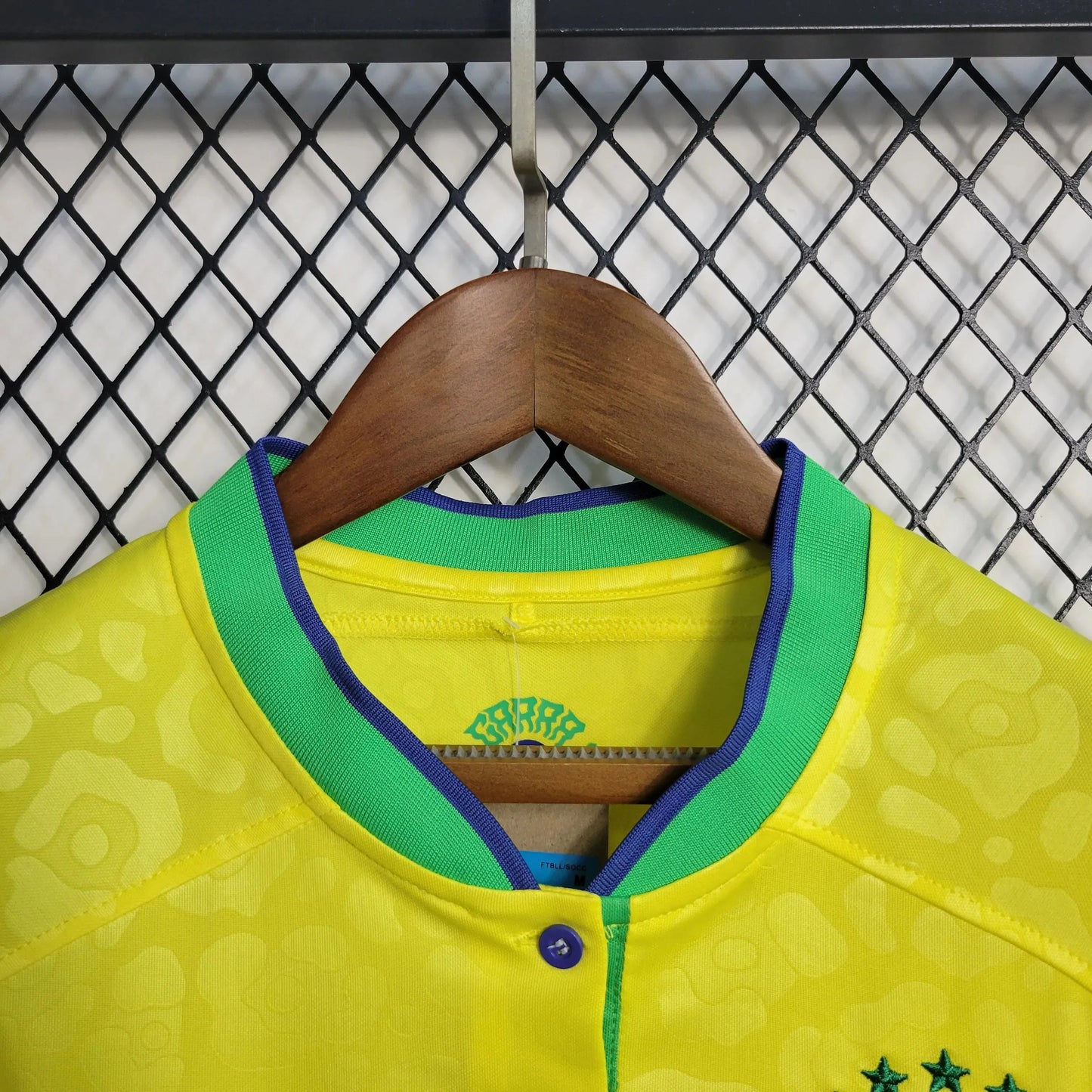 Brazil Home Shirt 22/23 - Women's Fan Shirt Yellow