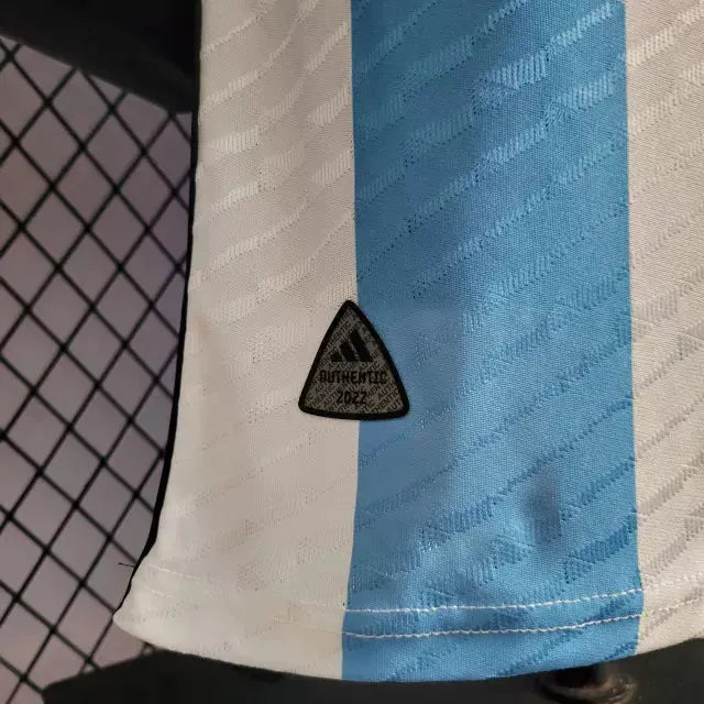 Argentina 3 Stars Home Shirt 22/23 - Men's Player