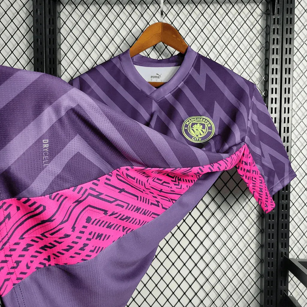 Manchester City Goalkeeper Shirt 23/24 - Men's Fan Purple
