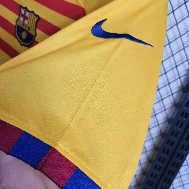 Barcelona IV Away Shirt 23/24 - Men's Fan Yellow