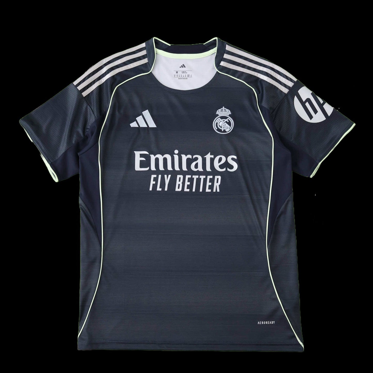 Real Madrid Away Shirt 25/26 - Men's Fan Black