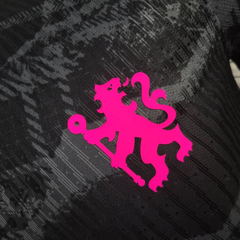 Chelsea Third Away Shirt 24/25 - Mens Player Black & Pink