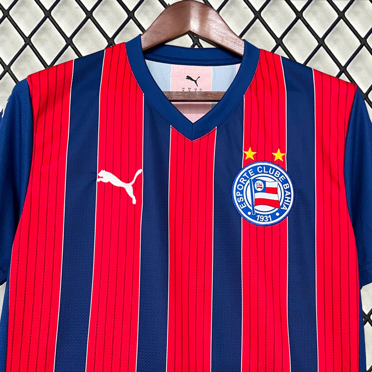 Bahia Away Shirt 25/26 - Men's Fan Red and Blue