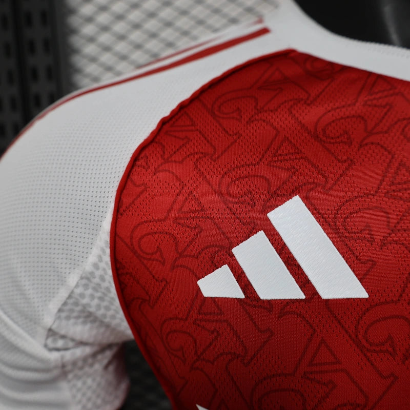 Arsenal Home Shirt 25/26 - Mens Player Red & White