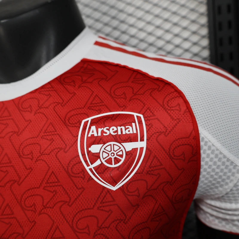 Arsenal Home Shirt 25/26 - Mens Player Red & White