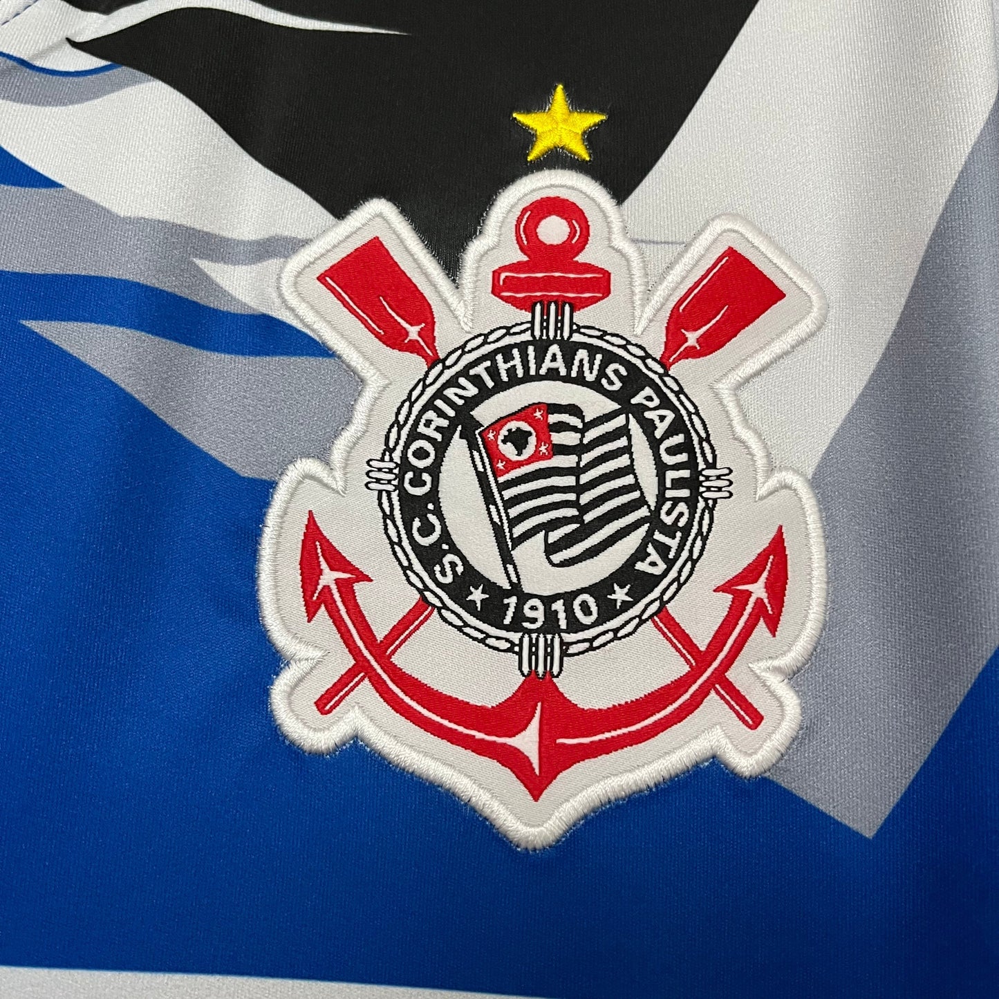 Timão Third Away Retro 1998 Shirt - Men's Fan Blue