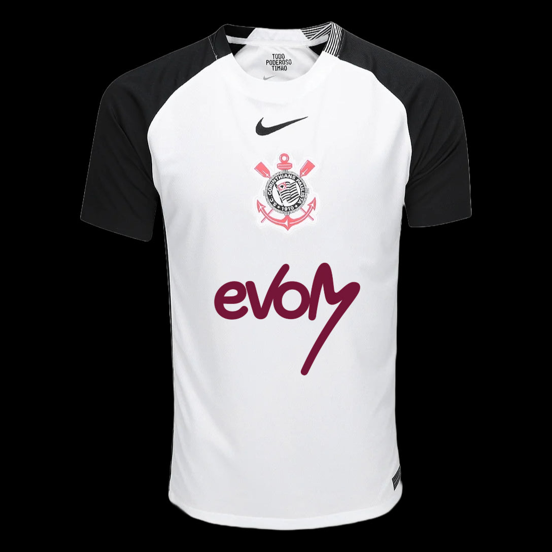 Timão x Veigh (EVOM) Home Shirt 25/26 - White Men's Fan Shirt