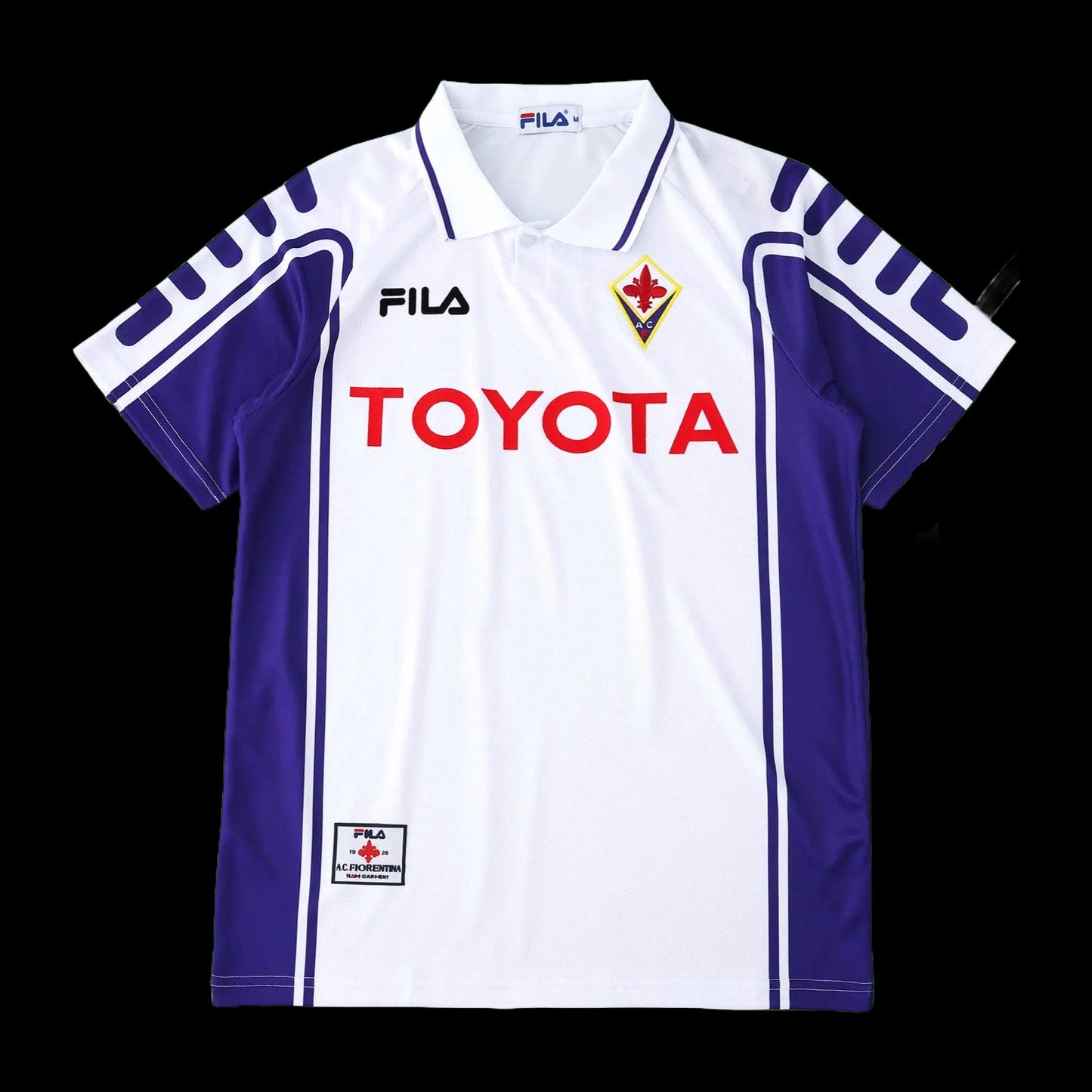 Fiorentina Away Retro Shirt 1999/00 - Men's White Fan Shirt