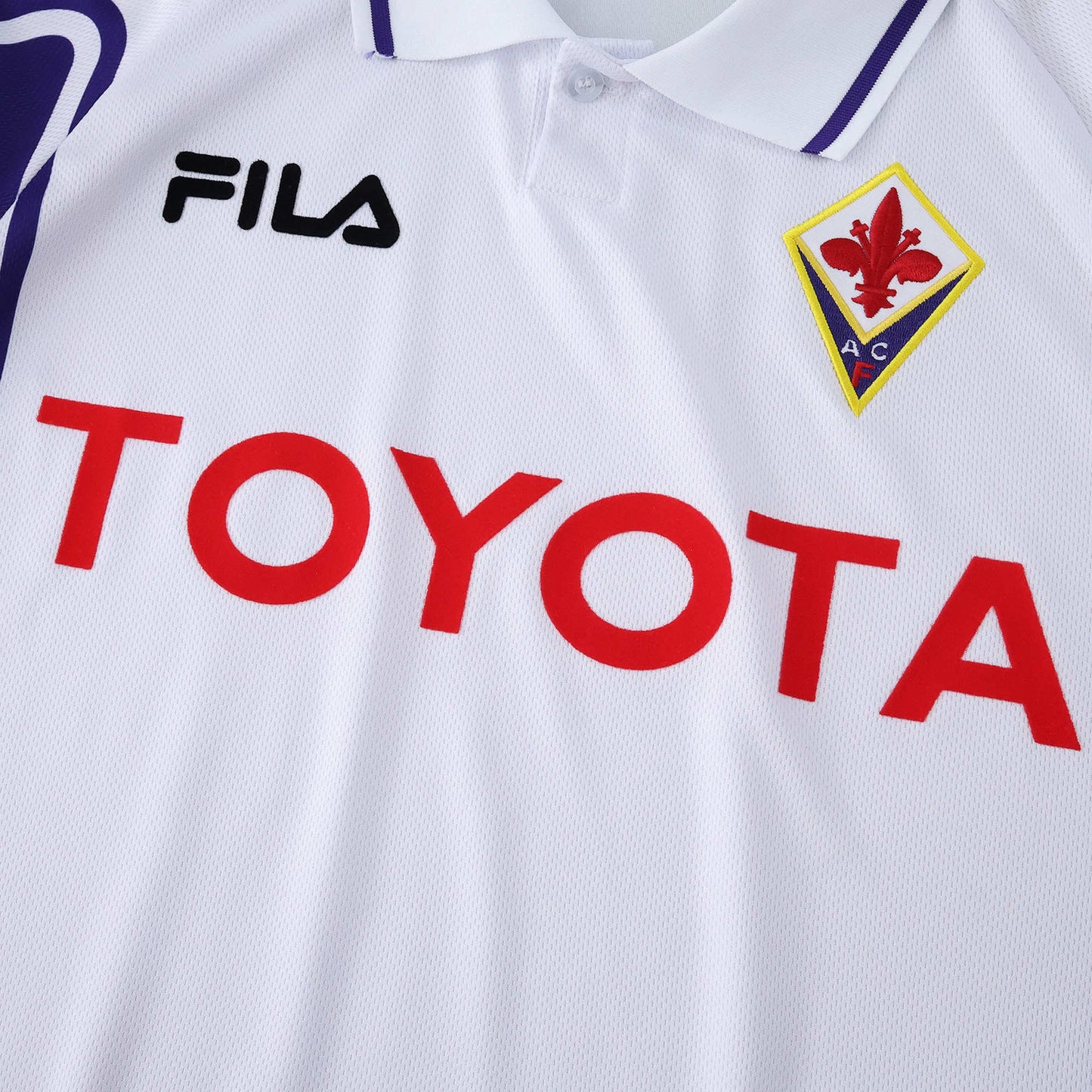 Fiorentina Away Retro Shirt 1999/00 - Men's White Fan Shirt