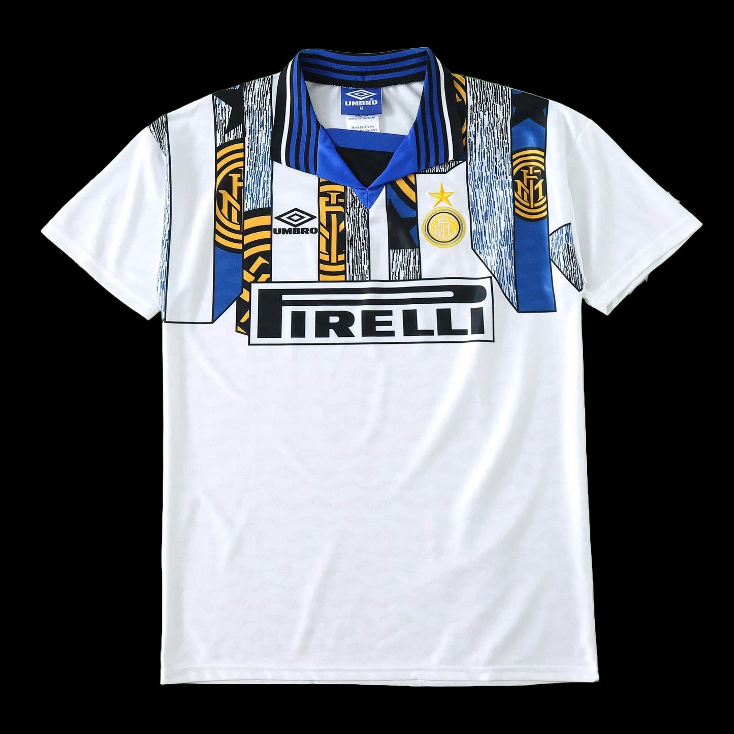 Inter Milan Away Retro Shirt 1995/96 - Men's White Fan Shirt