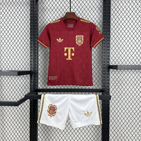 Bayern Munich 125 Years 25/26 Shirt - Red Children's Fan Shirt