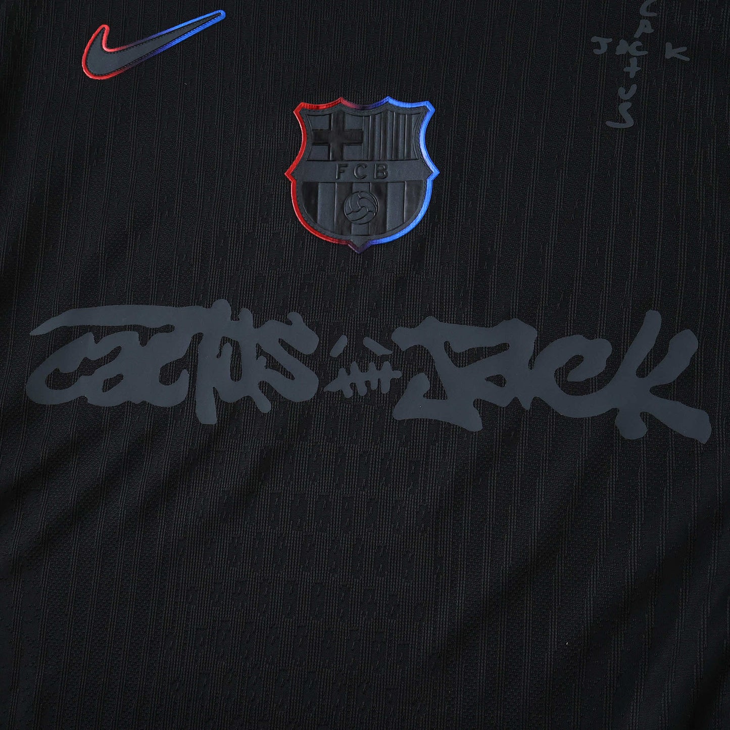 Barcelona TRAVIS SCOTT Away 24/25 Shirt - Mens Player Black