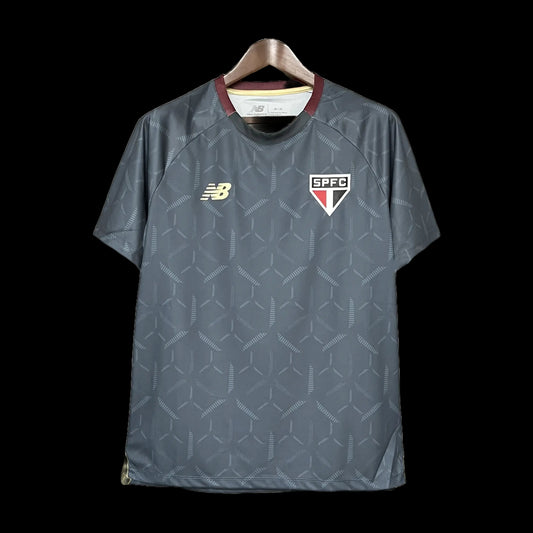 São Paulo Training Shirt 25/26 - Men's Fan Shirt - Grey