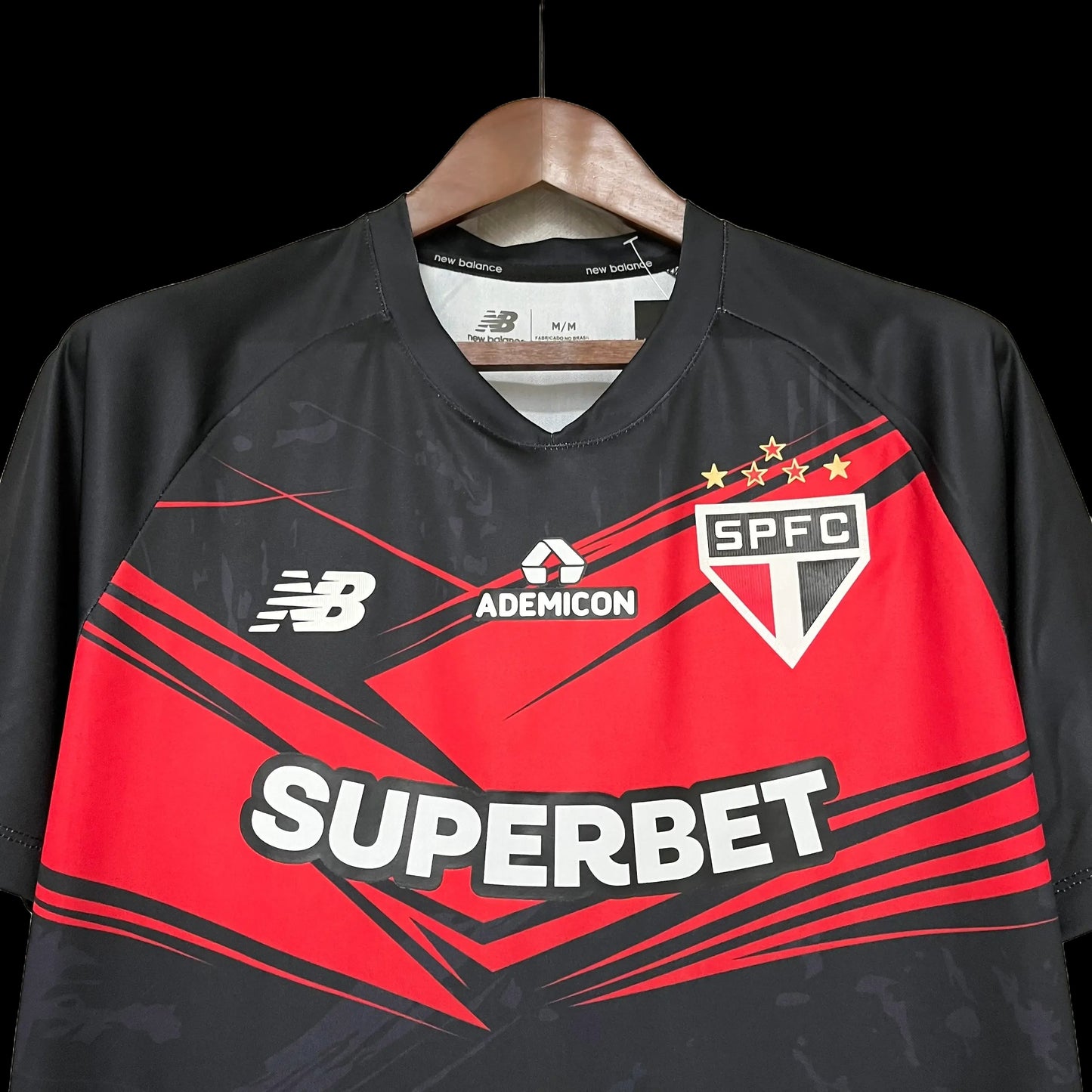 São Paulo Goalkeeper Shirt 25/26 - Men's Fan Black and Red
